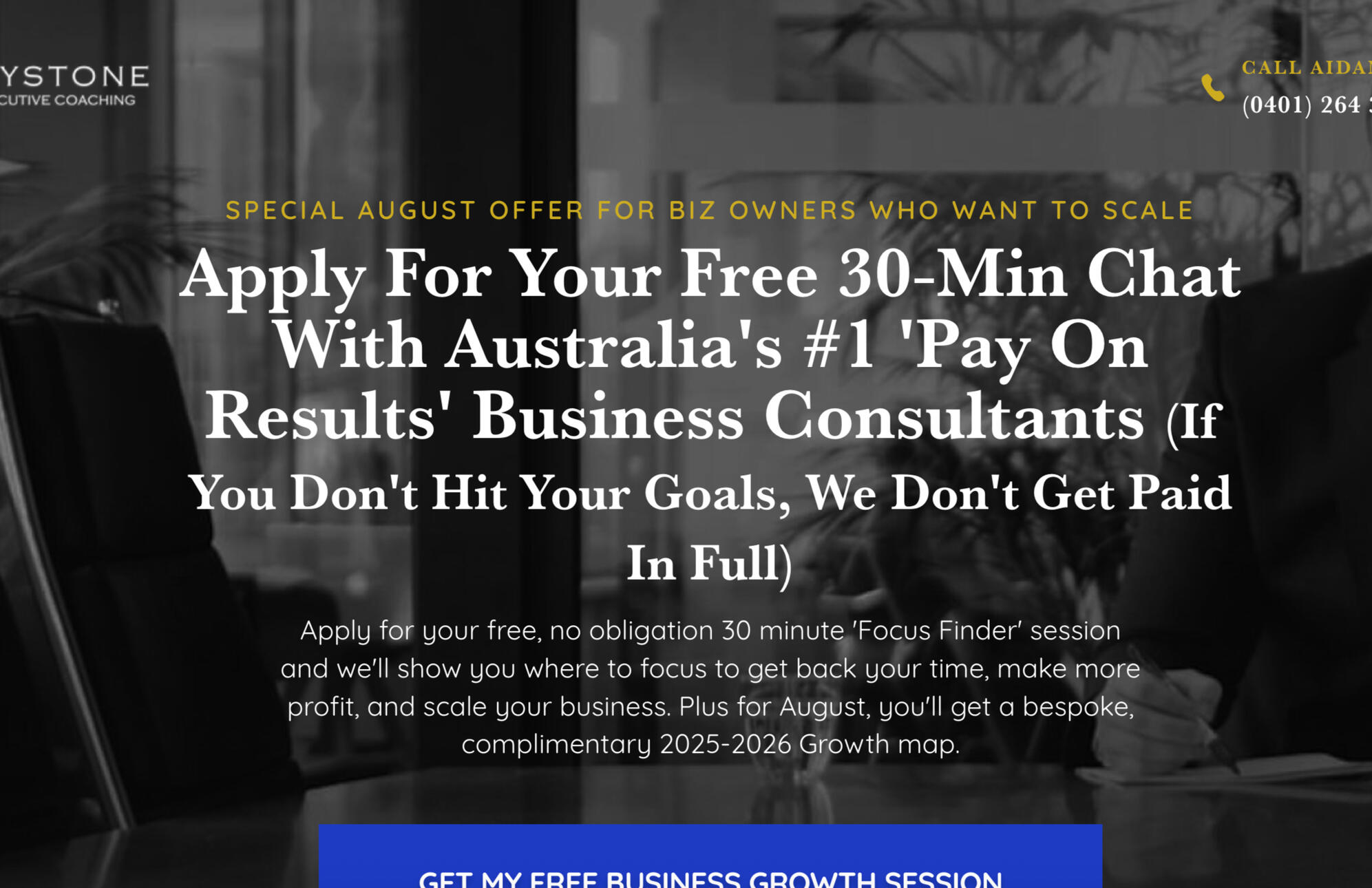 Landing Pge - Keystone